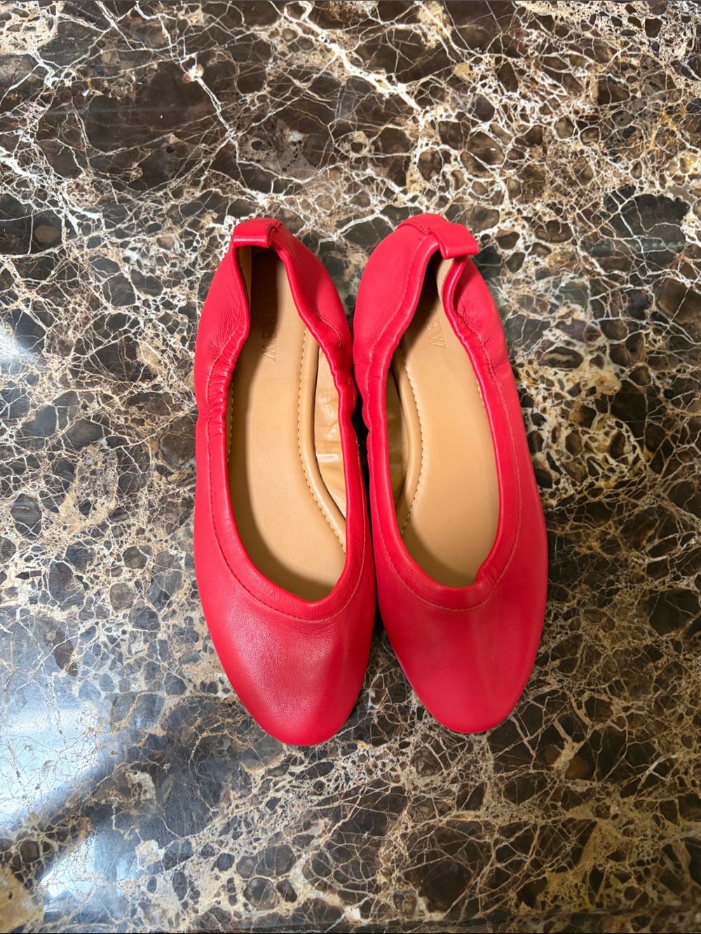 J Crew Classic Red Women's Ballet Flats.Size 8